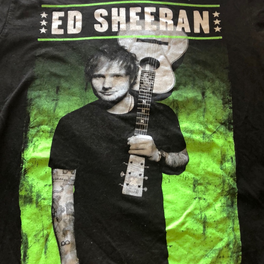 Woman’s size M Ed Sheeran T shirt